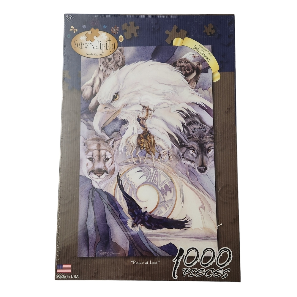 Eagle Wolf Native 1000 Piece Puzzle